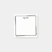 Notes post-IT ultra minimalistes