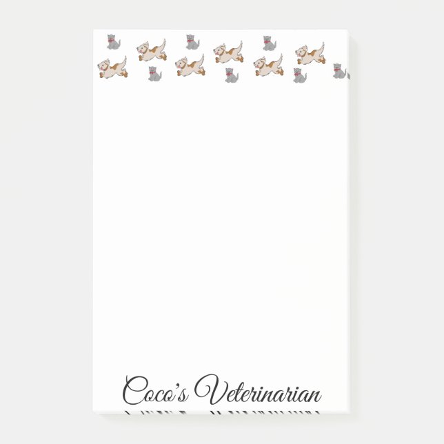 Post-it® Notes post-it Vétérinaire (Devant)