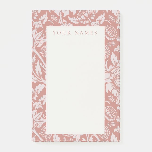 POST-IT® NOTES POST-IT : WILLIAM MORRIS : CONCEPTION FLORAL (Devant)