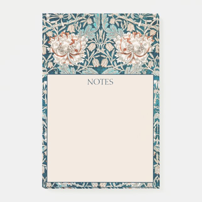 POST-IT® NOTES POST-IT : WILLIAM MORRIS : HONEYSUCKLE (Devant)