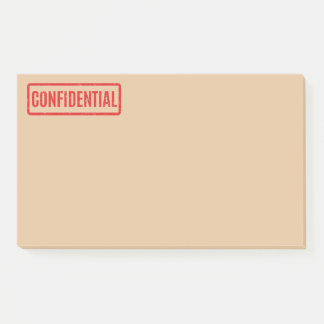 Post-it® Notes postales confidentielles bloquées