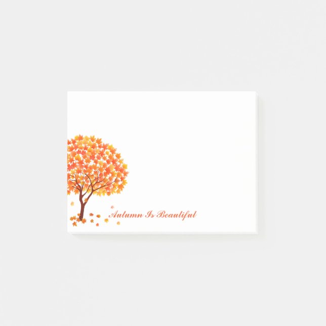 Post-it® Notes postales d'automne-L'automne est magnifique (Devant)
