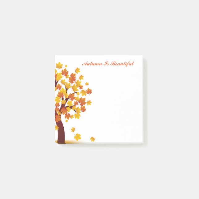 Post-it® Notes postales d'automne-L'automne est magnifique (Devant)
