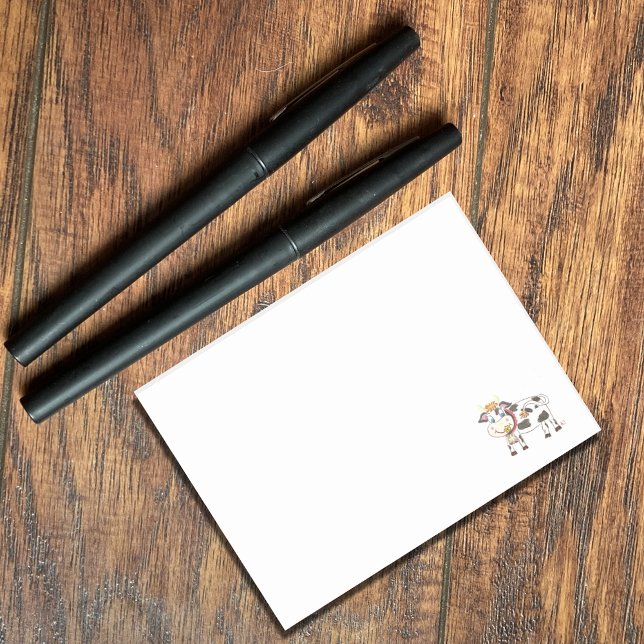 Post-it® Notes postales de la vache suisse (Créateur téléchargé)