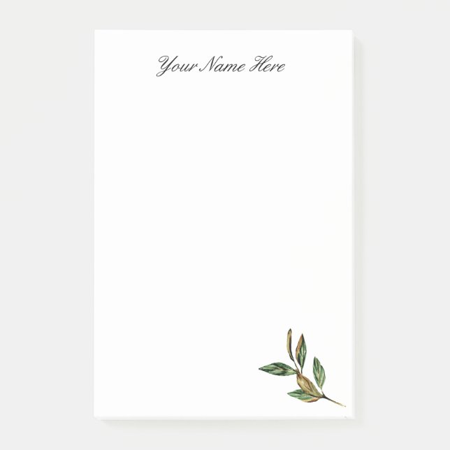 Post-it® Notes postales feuilletées personnalisées (Devant)