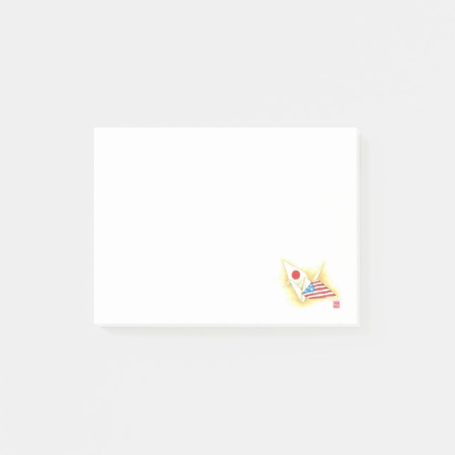Post-it® Notes postales ~ Japon-États-Unis Amitié (Devant)