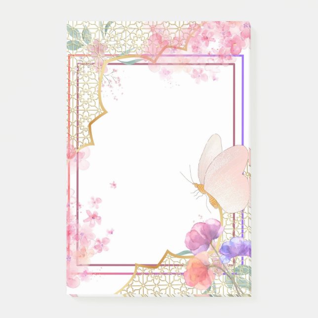 Post-it® Notes postales papillon (Devant)