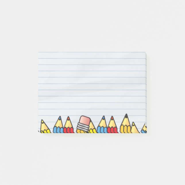 Post-it® Notes postales personnalisées de l'école mignonne (Devant)