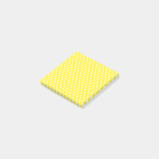 Post-it® Notes postales Pois jaunes