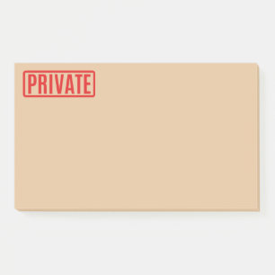 Post-it® Notes postales privées