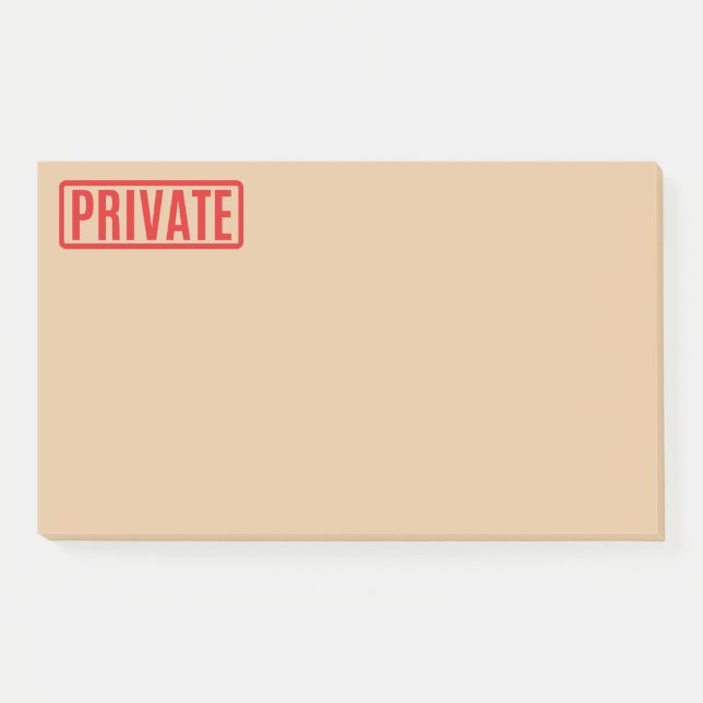 Post-it® Notes postales privées (Devant)