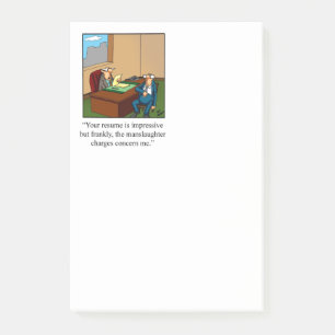 Post-it® Notes postérieures à l'Humour d'entreprise