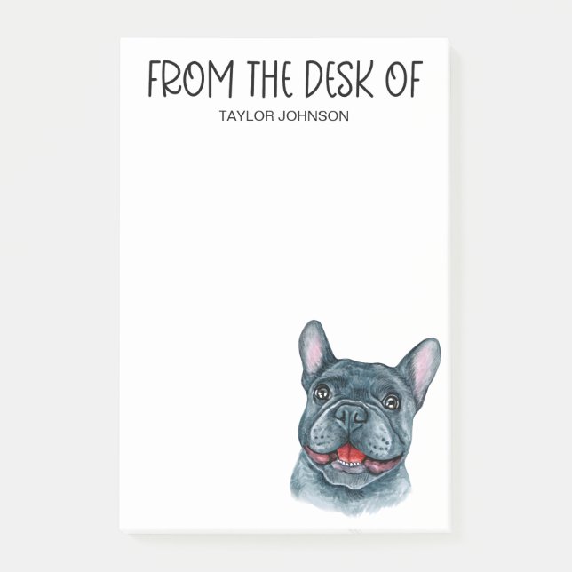 Post-it Notes pour amateur de Bouledogue Français (Devant)
