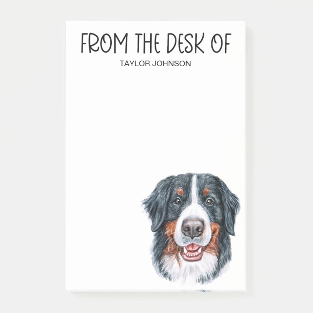Post-it Notes pour les amoureux du Bouvier Bernois (Devant)