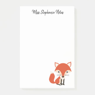 Post-it® Notes pour les notes de la publication Cute Fox po