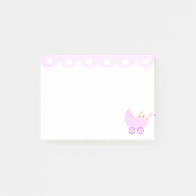 Post-it Notes poussette bébé mignonne (Devant)