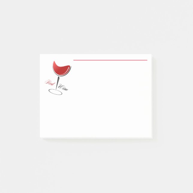 Post-it-Notes-Red Wine Post-it Notes (Devant)