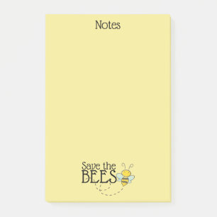 Post-It Notes Sauvez les Abeilles
