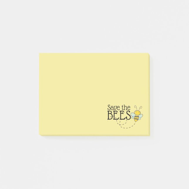 Post-It Notes Sauvez les Abeilles (Devant)