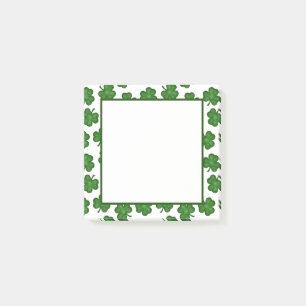 Post-it® Notes Shamrocks texturées