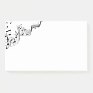 Post-it® Notes sur la musique