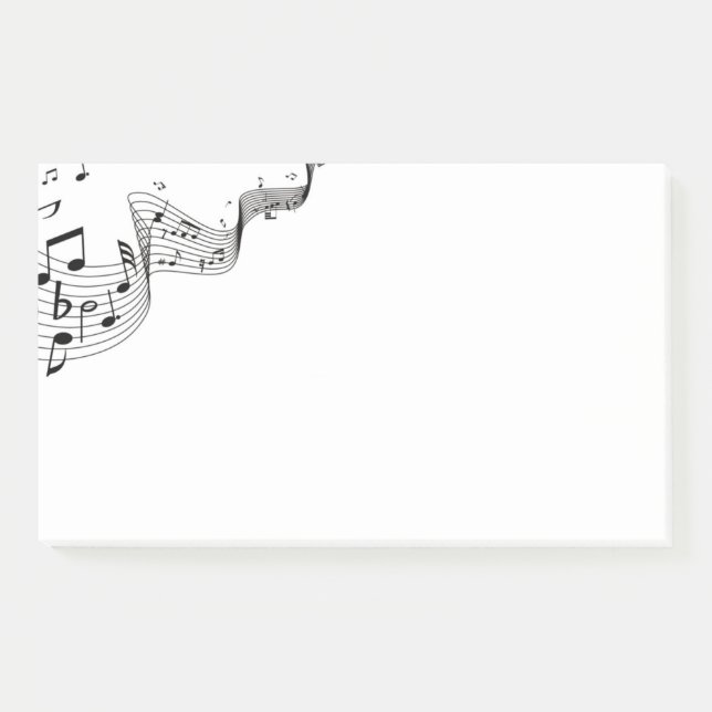 Post-it® Notes sur la musique (Devant)