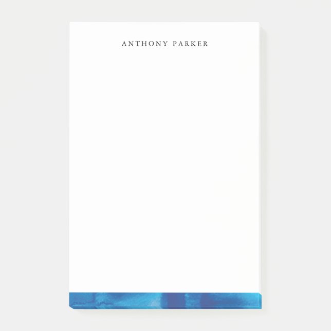 Post-it® Notes sur l'aquarelle Wave (Devant)