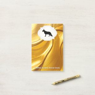 Post-it® Notes sur le Berger Allemand