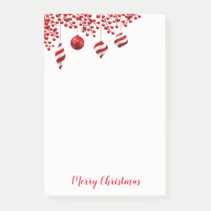 Post-it® Notes sur le billet de Noël