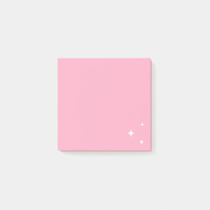 Post-it® Notes sur le billet de Sparkings / rose