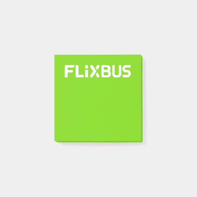 Post-it® Notes sur le billet Flixbus (Devant)