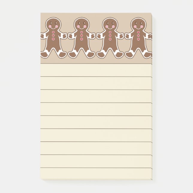 Post-it® Notes sur le billet sur le pain d'épice Brown (Devant)