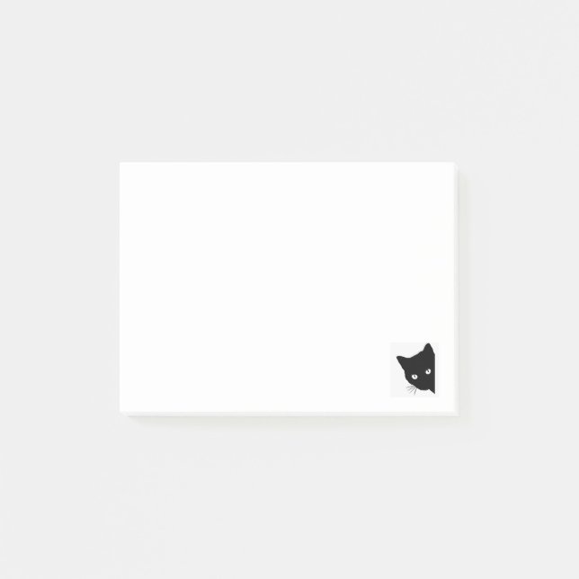 Post-it® Notes sur le chat noir (Devant)