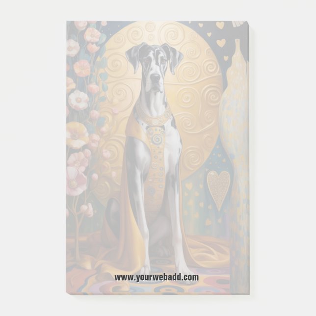 Post-it® Notes sur le Dogue Allemand (Devant)