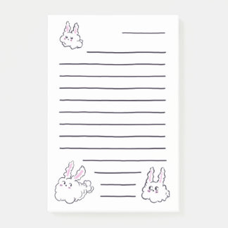 Post-it® Notes sur le lapin de poussière