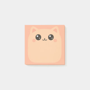 Post-it® Notes sur le visage de chat mignon