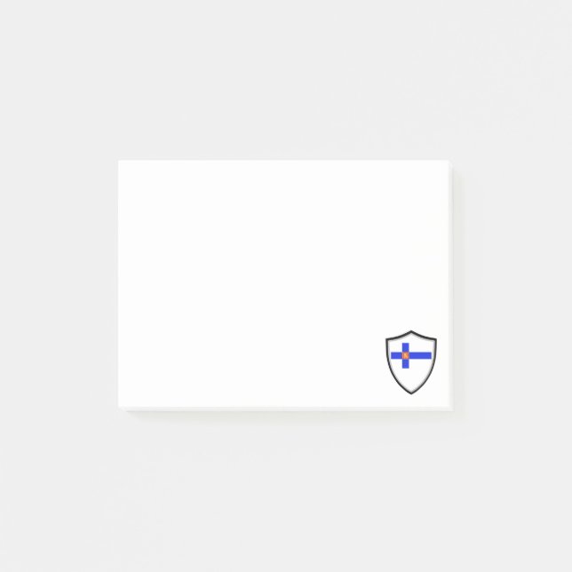 Post-it® Notes sur les armoiries du drapeau finlandais (Devant)