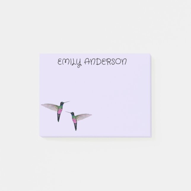 Post-it® Notes sur les colibris (Devant)