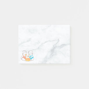 Post-it® Notes sur les messages jumeaux