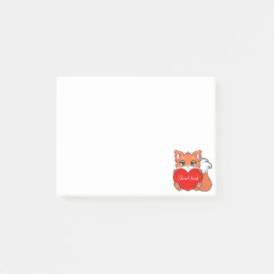 Post-it® Notes sur Little Fox
