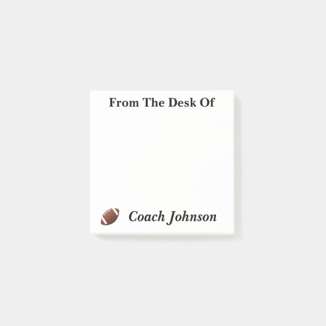 Post-it® Notes thématiques du football (Devant)