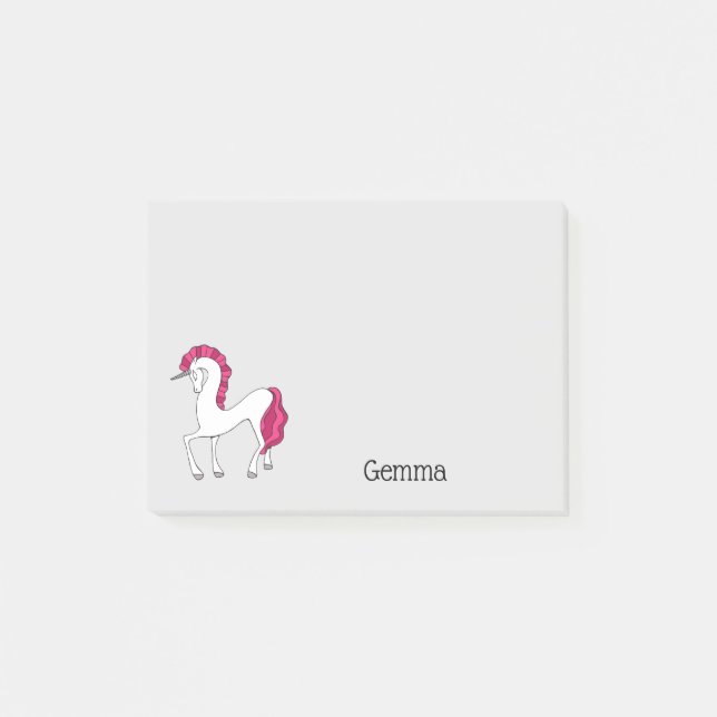 Post-it® Notes Unicorne personnalisées (Devant)