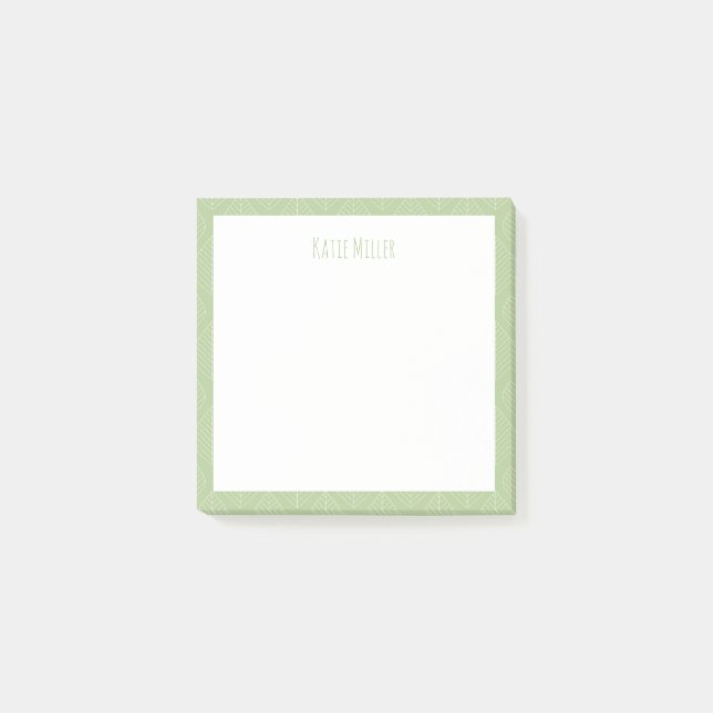 Post-It Notes Vert Feuillage (Devant)
