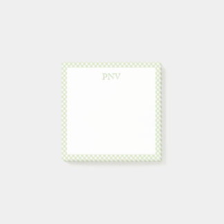 Post-It Notes vert Prépa et blanc