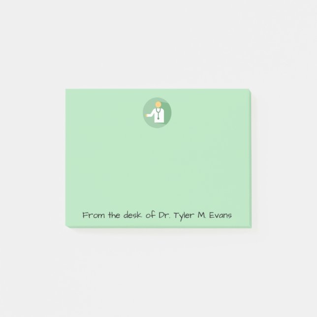 Post-it® Notes vertes du docteur (Devant)