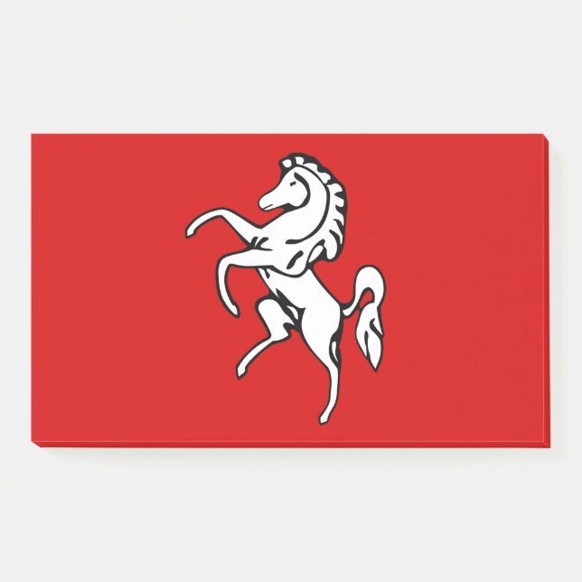 Post-it® Notes with flag of Kent County, England (Devant)