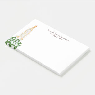 Post-it® Notre-Dame de Fatima et roses blanches