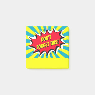 Post-it® N'oubliez pas ce style comique