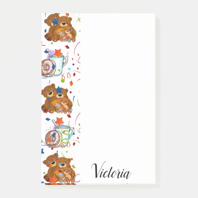 Post-it® Nounours Post-it Teddy Bear (Devant)