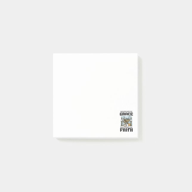 Post-it® Nourished by Grace, Sustained by Faith Design (Devant)